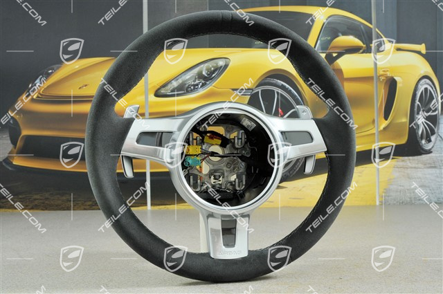 Sportlenkrad, GT3, Alcantara, PDK-Getriebe, Schwarz/Platingrau