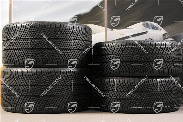 20" Turbo S central locking winter wheel set for Turbo S, wheels 8,5J x 20 ET51 + 11J x 20 ET59 + Michelin Pilot Alpin PA4 winter tyres 245/35 R20+295/30 R20, TPMS