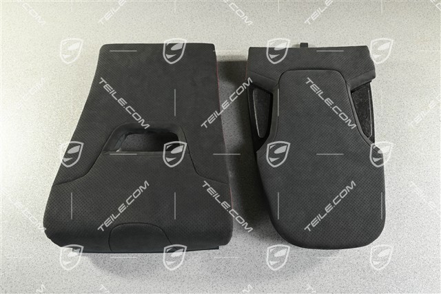 Seat cushion and backrest, 3D printed body-shaped bucket seat with medium degree of hardness