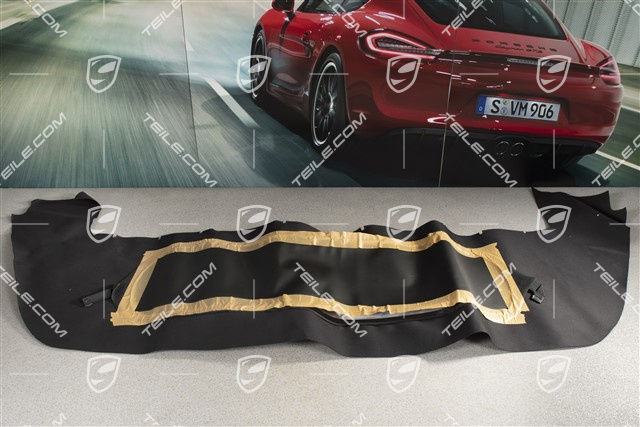 Verdeckbezug, mit Heckscheibe, Schwarz Verdeckbezug, mit Heckscheibe, Schwarz