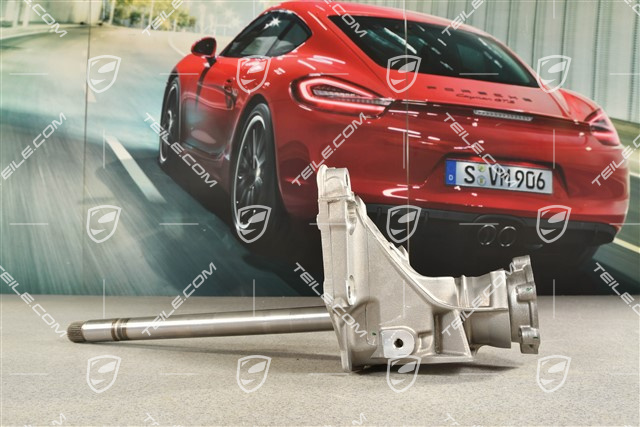 Axle support to the crankcase