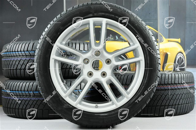 19-inch winter wheels set "Panamera", rims 9J x 19 ET64 + 10,5 J x 19 ET62 + Continental ContiWinterContact PS830 P winter tyres 265/45 R19 + 295/40 R19