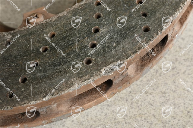 Brake disc, ceramic PCCB, GT2/GT3, R, (damaged)