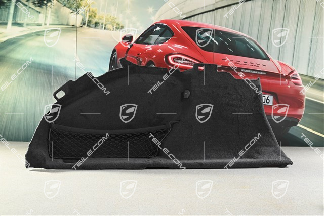 Kofferraumabdeckung / Seitenwandverkleidung, Schwarz, Sport Turismo, L