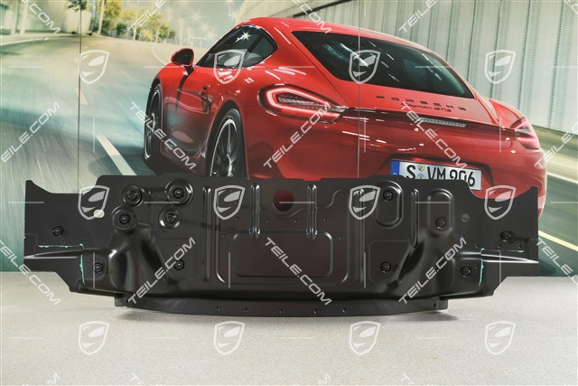 Rear body section / wall / luggage compartment rear