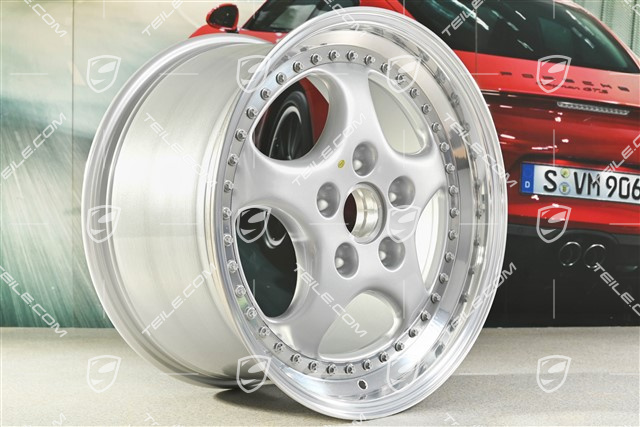 18" Felge, Turbo 3.6, 10J x 18 ET61, Speedline, silber