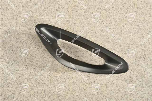 Sicherheitsgurt Abdeckung / Rosette, C-Säule, Schwarz, L