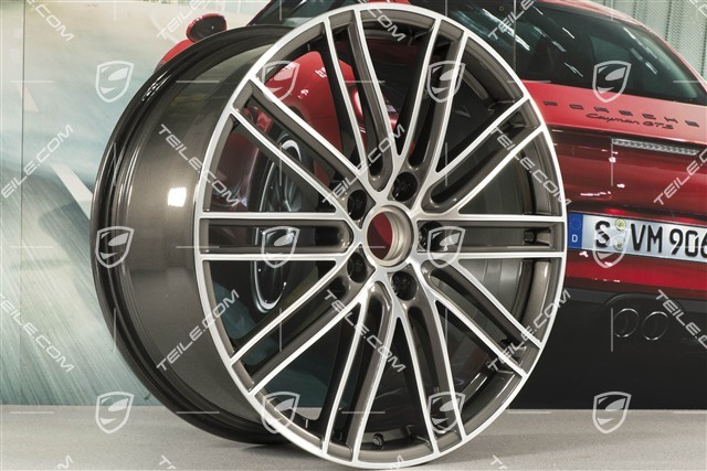 21-inch wheel rim Turbo IV, 9,5J x 21 ET71, Titanium