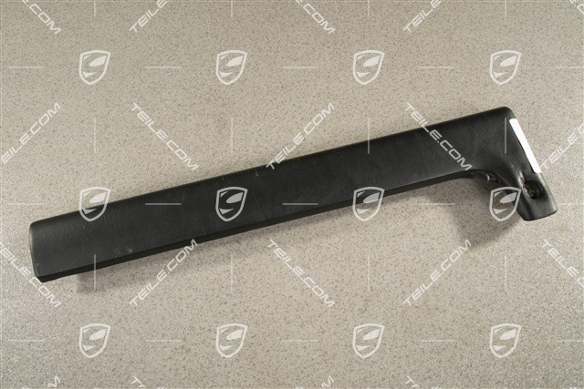 Knieschutzleiste, Kunstleder, schwarz, R