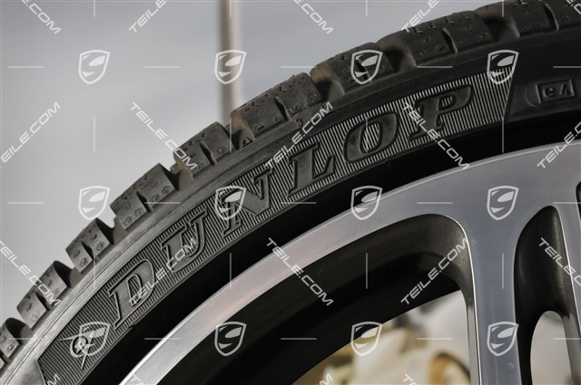 19" Winterräder Satz Turbo (4 Felgen + 4 Reifen), 8,5J x 19 ET56 + 11J x 19 ET51, 235/35R19 + 295/30R19, RDK Sensoren