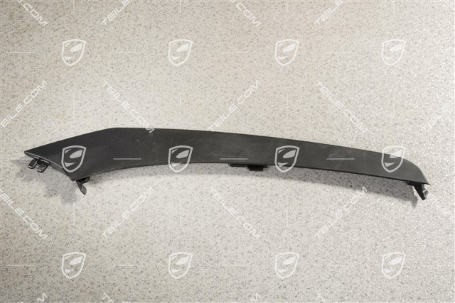 Disc / cover lower for front bumper retaining frame, Black, R