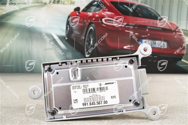 Additional amplifier, subwoofer, BOSE sound package