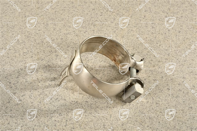 Exhaust system clamp that connects tailpipe to main muffler, 60mm