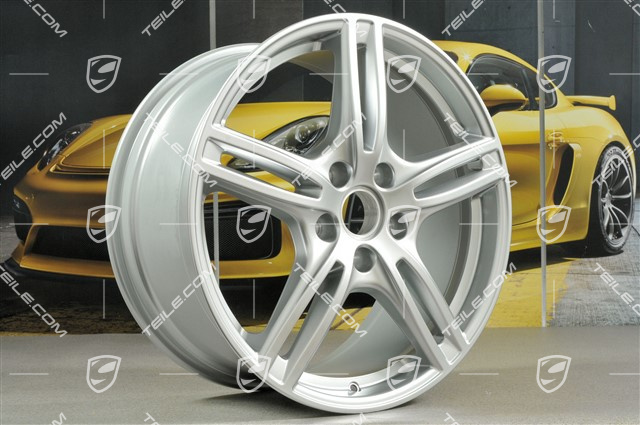 20-inch wheel rim set Turbo, 10,5J x 20 ET71 + 9,5J x 20 ET71, for winter use, Brilliant chrome
