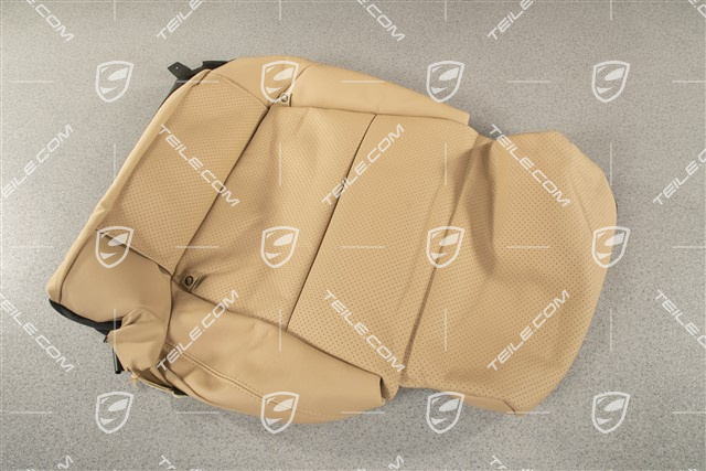 Sitzkissenbezug, Leder, Luxorbeige, L