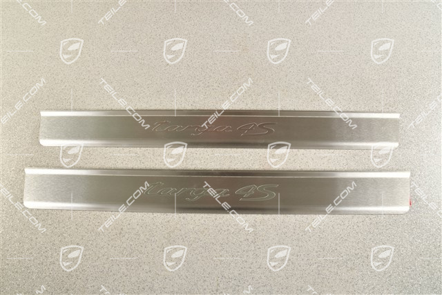 Blende, Einstiegleiste, Satz, Edelstahl, Targa 4S