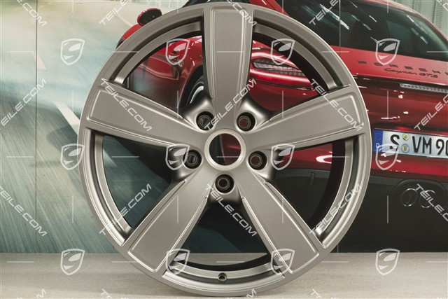 20-inch wheel rim, Cayenne Sport Classic, 10,5J x 20 ET55, Platinum satin-matt