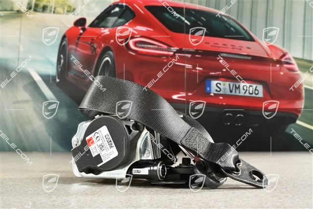 Seat belt, front, Black, L