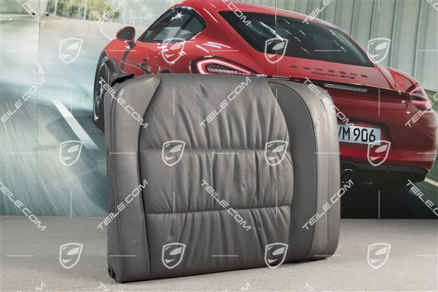 Notsitzrückenlehne, Raffleder, spacegrau, Cabrio, R