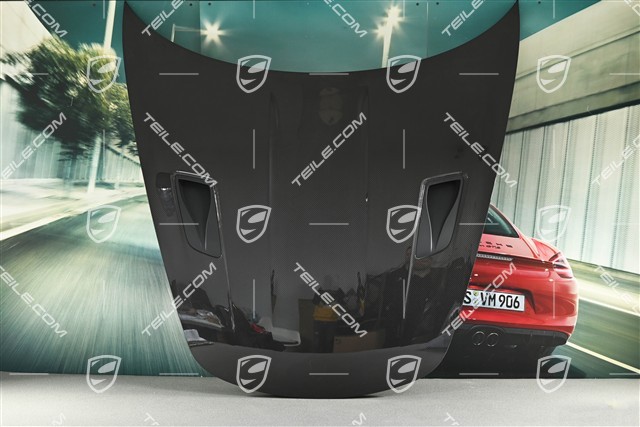 Front lid, carbon gloss