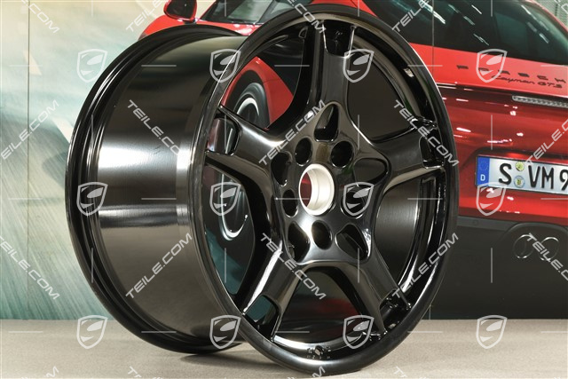 19" Felga Carrera S, S+M, 11J x 19 ET51, czarny wysoki połysk