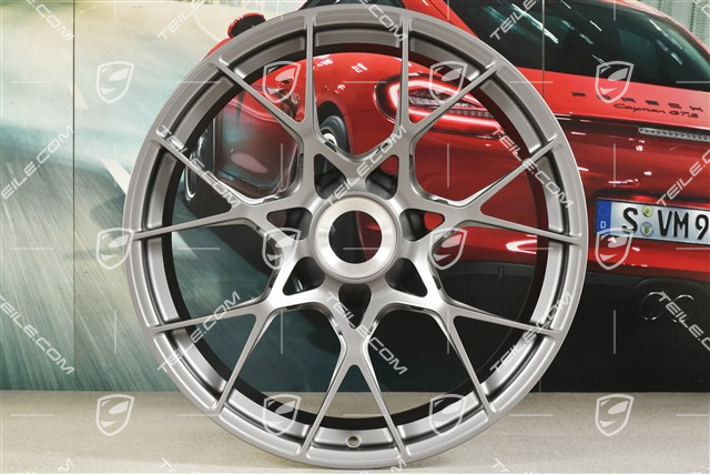 20" felga GT3RS, 10J x 20 ET45, ciemny srebrny "darksilver"