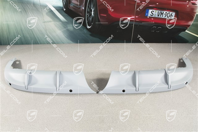 Rear bumper linings set, lower, Prime coated, Sport design package, PDC, L+R