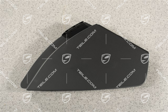 Osłona boczna dolnej części deski rozdzielczej, czarna, L