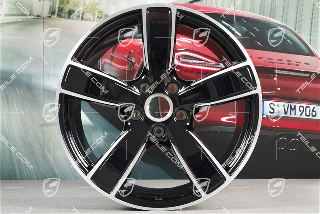 20" Felge Carrera Sport, 11,5J x 20 ET76, Tiefschwarz-Metallic