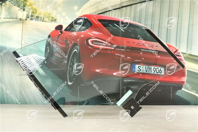 Szyba boczna drzwi przednich, Zielona szyba atermiczna, R