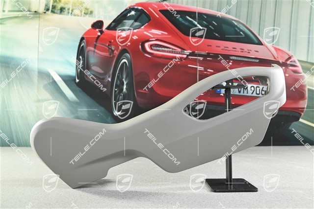 Seat frame trim, Platinum Grey, R