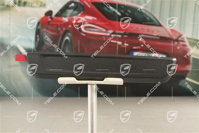 GT4, Blenda mocowania lotki spoilera, czarna, L