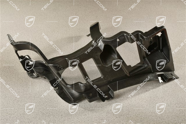 Holding / support rail, rear bumper,  lateral, R
