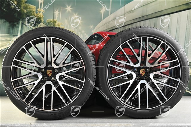 21" koła letnie, komplet, Turbo Design, felgi 9,5J x 21 ET27 + 10J x 21 ET19 + opony letnie Pirelli 265/40 R21 + 295/35 R21, z czujnikami ciśnienia