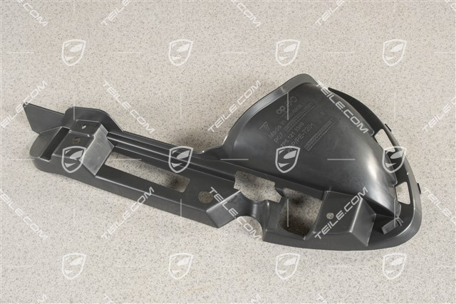 Air duct / guide / 3,0L 4,2L, Diesel/Hybrid, Satin black, R