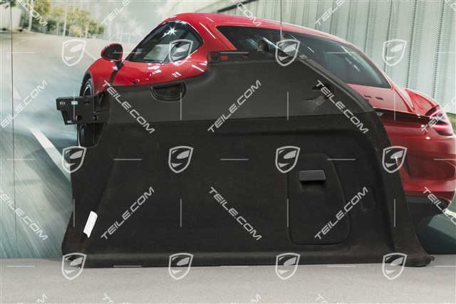 Tapicerka bagażnika, Czarna, R