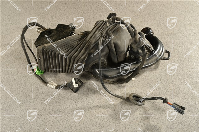 Trailer coupling with wiring harness, electrically retractable, NKPL