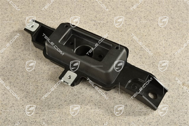 Jacking Bracket / point, rear, black, L