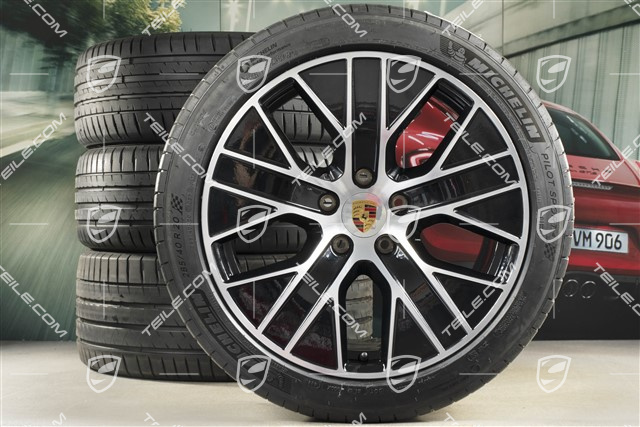 20-inch Turbo Aero summer wheel set, rims 9J x 20 ET54 + 11J x 20 ET60 + NEW Michelin summer tyres 245/45 R20 + 285/40 R20