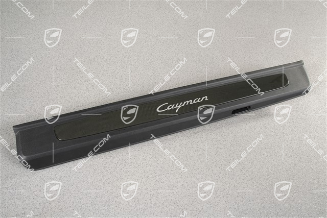 Blenden/Einstiegleisten, ohne Beleuchtung, Carbon, "Cayman", Satz, L+R