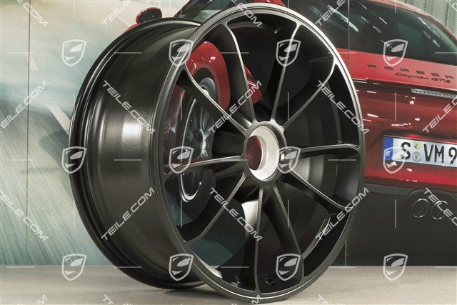 20" Felge GT3, 9J x 20 ET55, schwarz-seidenmatt
