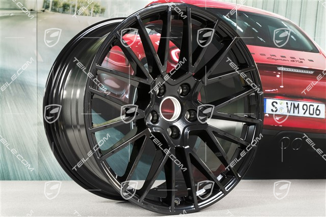 21" Felge Cayenne RS Spyder, 11J x 21 ET49, schwarz hochglanz
