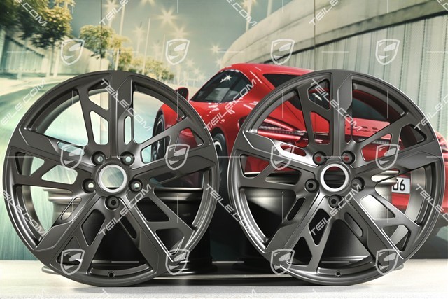 21" Wheel rim set Cross Turismo Design, 9,5J x 21 ET60 + 11,5J x 21 ET66, in Turbonite