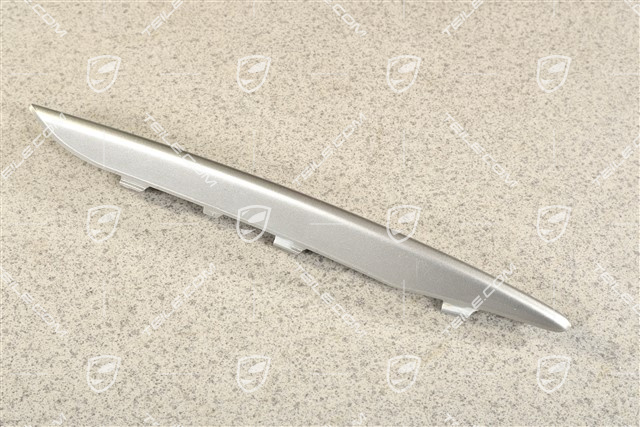 Front bumper retaining frame, lover trim cover, Titan Metallic, R