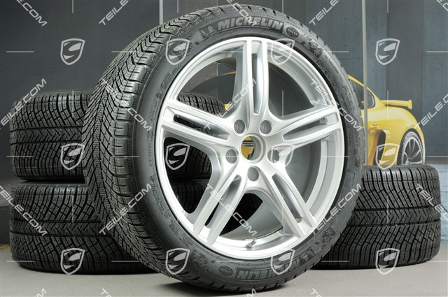 20" Koła zimowe "Panamera Turbo", felgi 9,5 J x 20 ET71 + 10,5 J x 20 ET71 + opony zimowe Michelin Pilot Alpin 4 275/40 R20 + 315/35 R20