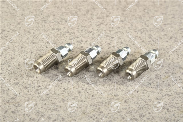 Repair set, bleeder screw set, front/rear breaks, GT3 CUP