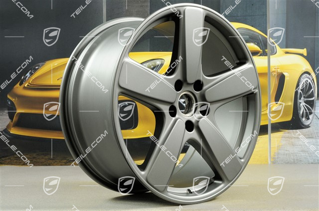 21" Cayenne Sport Classic Felgensatz, 10J x 21 ET50, Platinum Seidenmatt