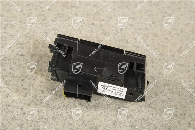 Central locking switch, Gloss black, R