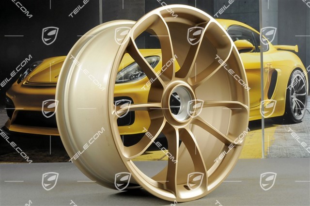20" Felge GT3RS, mit GT3RS Schriftzug, 9,5J x 20 ET50, aurum metallic