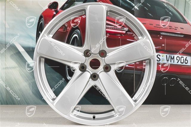19" Felge Macan Sport Classic, 9J x 19 ET21, GT-Silber metallic